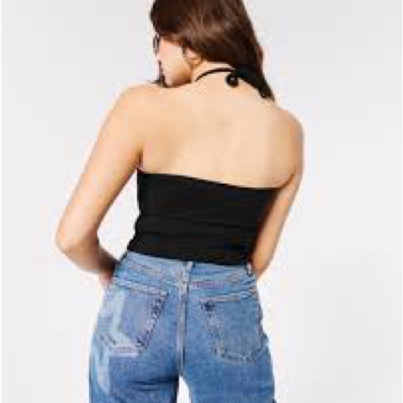 NWT Hollister Pointed Neck Halter Top XS - Picture 4 of 5